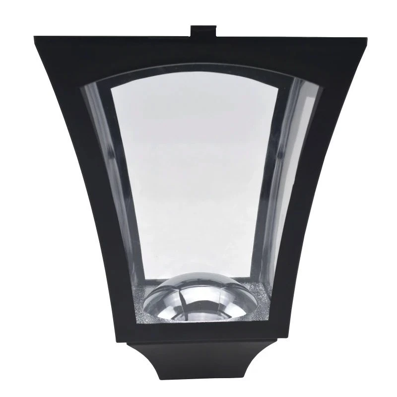 Outsunny Solar Sensor Garden Lamp - Black - 842-109 - Image 6