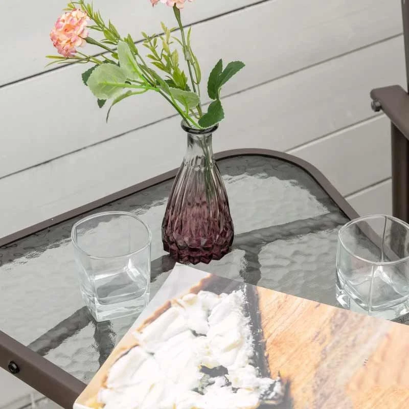 Outsunny Double Garden Rocking Chairs - Beige - 84A-084BG - Image 7