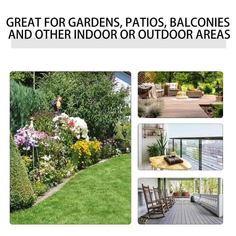 Outsunny 3 Piece Outdoor Rocking Bistro Set - Grey - 84B-202GY - Image 8