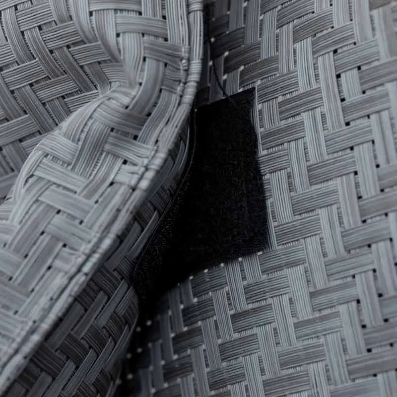 Outsunny Garden Rocking Chair - Grey - 84B-679GY - Image 7