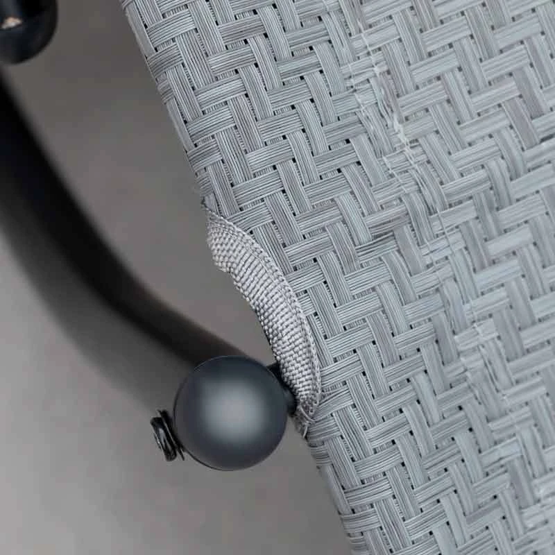 Outsunny Garden Rocking Chair - Grey - 84B-679GY - Image 6