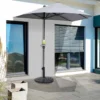 Outsunny Heavy Duty Resin Parasol Base - Bronze - 84D-006
