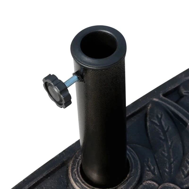 Outsunny Heavy Duty Resin Parasol Base - Bronze - 84D-006 - Image 6