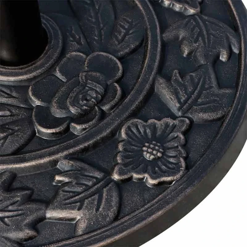 Outsunny Heavy Duty Resin Parasol Base - Bronze - 84D-006 - Image 4