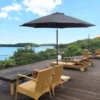Outsunny 2.7m Tilt Patio Parasol - Charcoal Grey - 84D-023CG