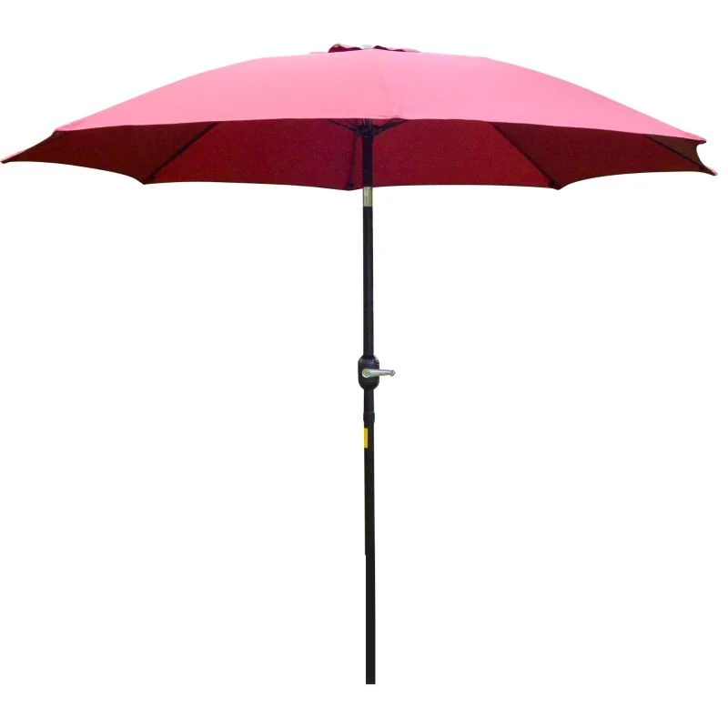 Outsunny 2.6m Umbrella Parasol - Red - 84D-023WR - Image 3