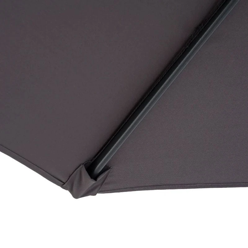 Outsunny 3m Cantilever Hanging Banana Steel Umbrella Parasol - Dark Grey - 84D-037GY - Image 5