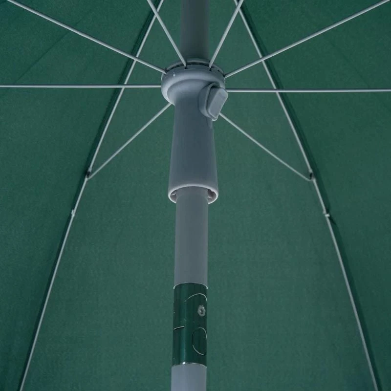 Outsunny Beach Umbrella Parasol 2.2m - Dark Green - 84D-039GN - Image 6