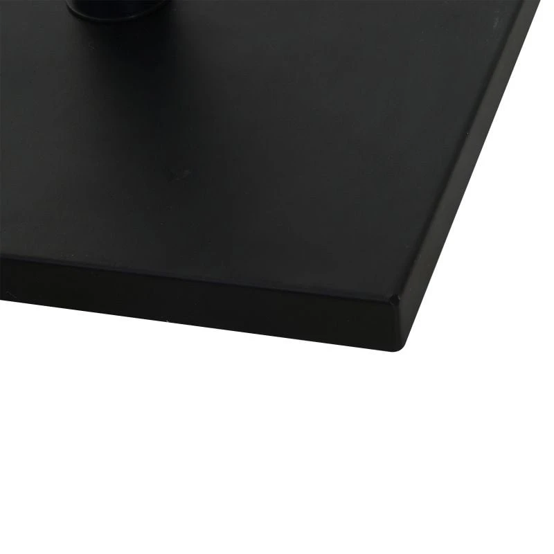 Outsunny Square Parasol Base 40Lx40Wx43Hcm - Black - 84D-042 - Image 6