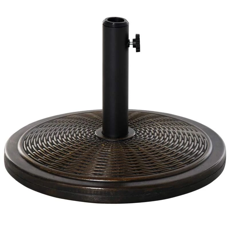 Outsunny Cement Base For Cantilever Parasol - Black - 84D-045 - Image 3