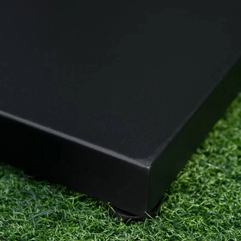 Outsunny Steel Heavy Duty Adjustable Parasol Base - Black - 84D-077 - Image 3