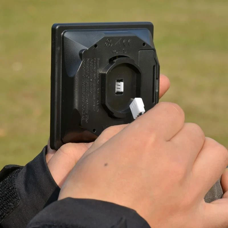 Outsunny 2.7m Garden Parasol Sun Umbrella With LED Solar Light - Blue - 84D-105NU - Image 5