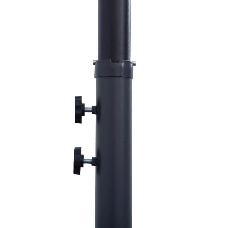 Outsunny 3m Cantilever Umbrella 18 Ribs & Vents Adjustable Angle - Cream White - 84D-118CW - Image 4