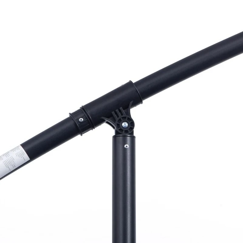 Outsunny 3m Cantilever Umbrella 18 Ribs & Vents Adjustable Angle - Cream White - 84D-118CW - Image 5