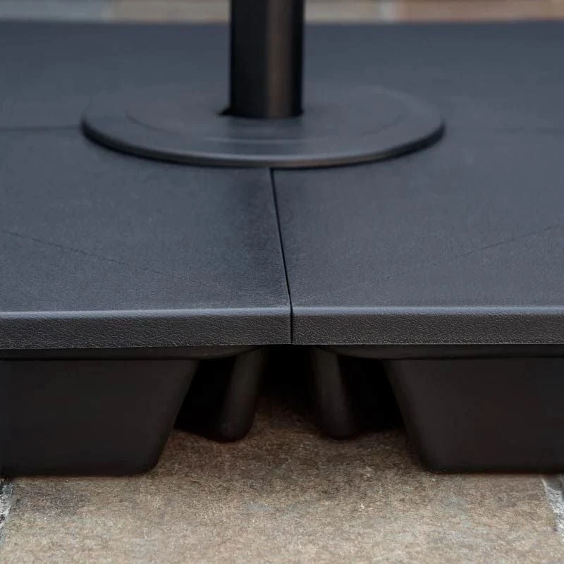 Outsunny Cantilever Parasol Base - Black - 84D-132 - Image 4