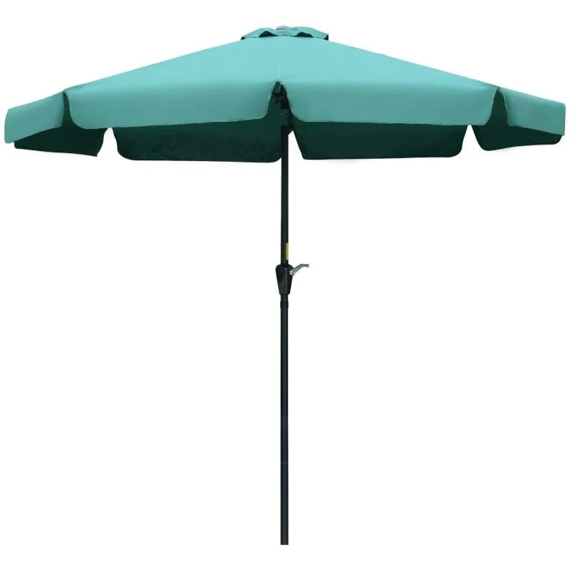 Outsunny 2.66m Patio Parasol With 8 Sturdy Ribs - Green - 84D-157GN - Image 2