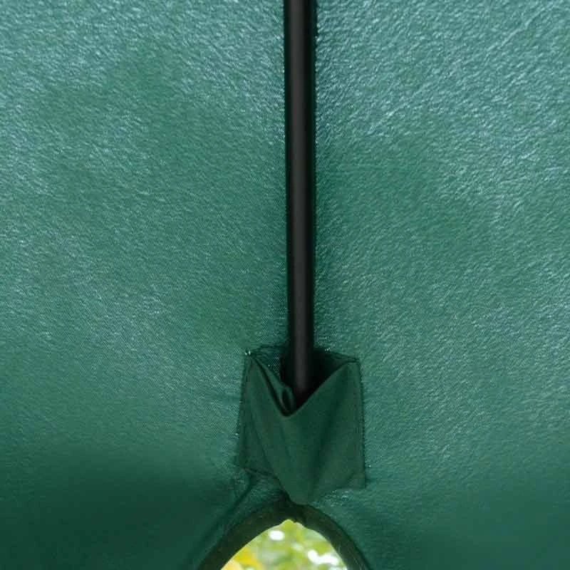 Outsunny 2.66m Patio Parasol With 8 Sturdy Ribs - Green - 84D-157GN - Image 5