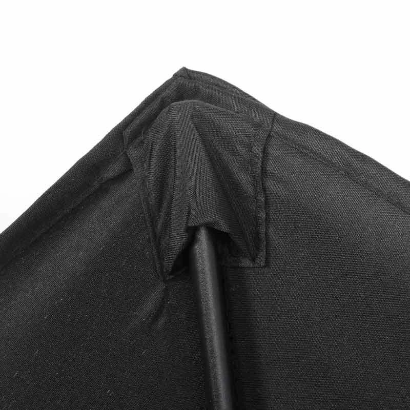 Outsunny 1.96m Patio Parasol With 6 Sturdy Ribs - Black - 84D-159BK - Image 5