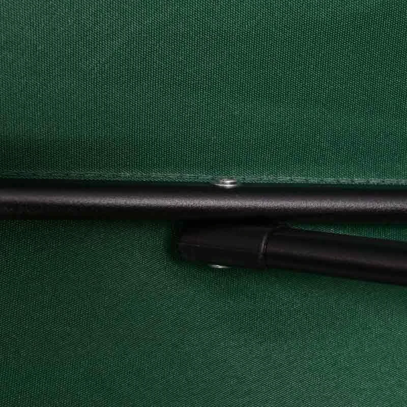 Outsunny 1.96m Patio Parasol With 6 Sturdy Ribs - Green - 84D-159GN - Image 5