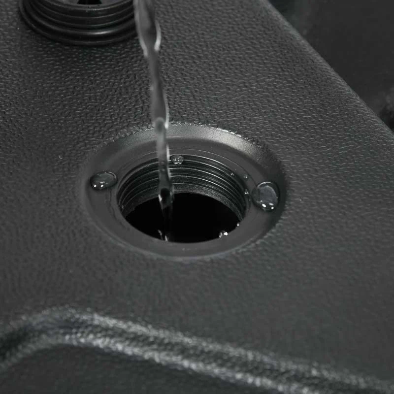 Outsunny Umbrella Weights For Cantilever Parasols Set Of 2 - Black - 84D-199V00BK - Image 3