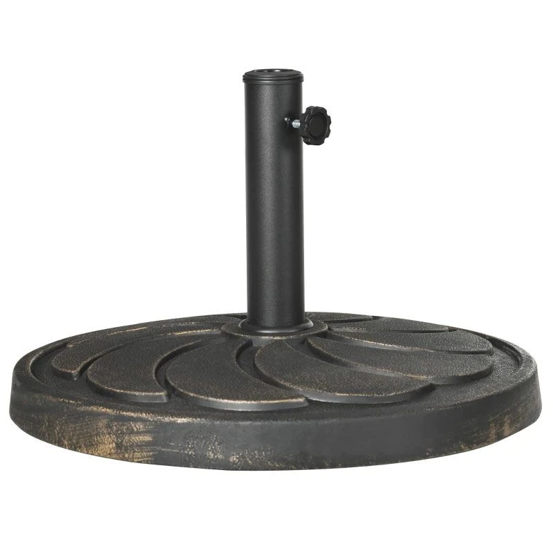 Outsunny 18kg Resin Parasol Base - Bronze - 84D-212V00DR - Image 2