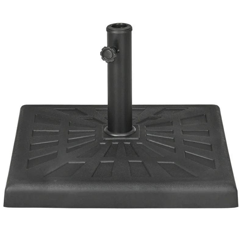 Outsunny 19kg Resin Parasol Base - Black - 84D-228V00BK - Image 2