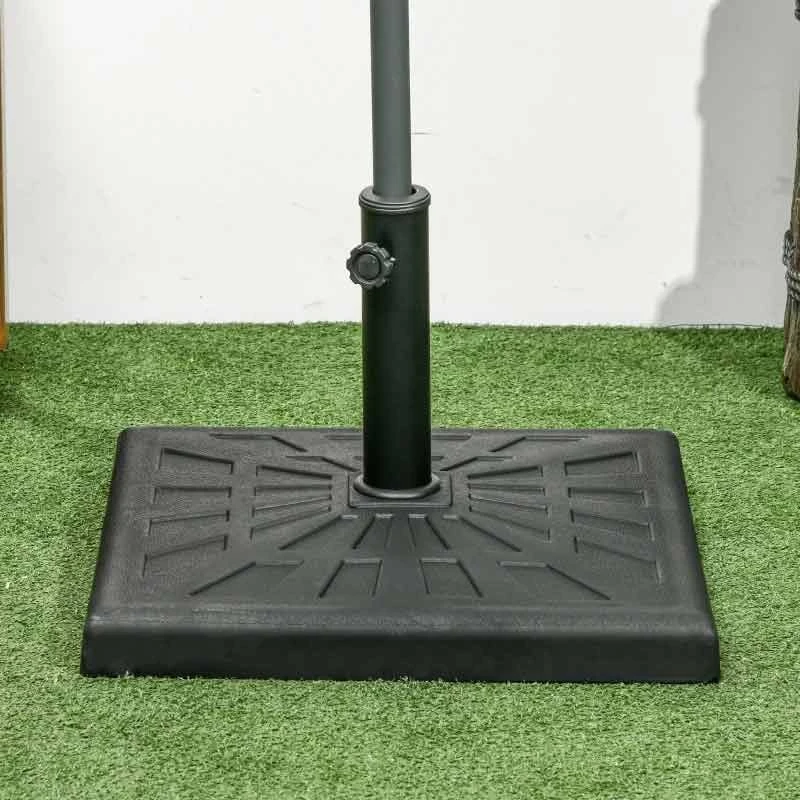 Outsunny 19kg Resin Parasol Base - Black - 84D-228V00BK - Image 6