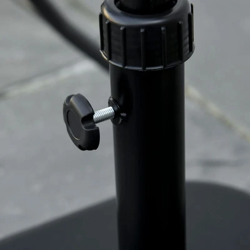 Outsunny 11kg Concrete Parasol Base Holder - Black - 84D-249V00BK - Image 4