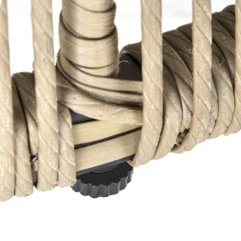 Outsunny 2 Seater Patio Coffee Table Set - Brown - 863-061V70GY - Image 3