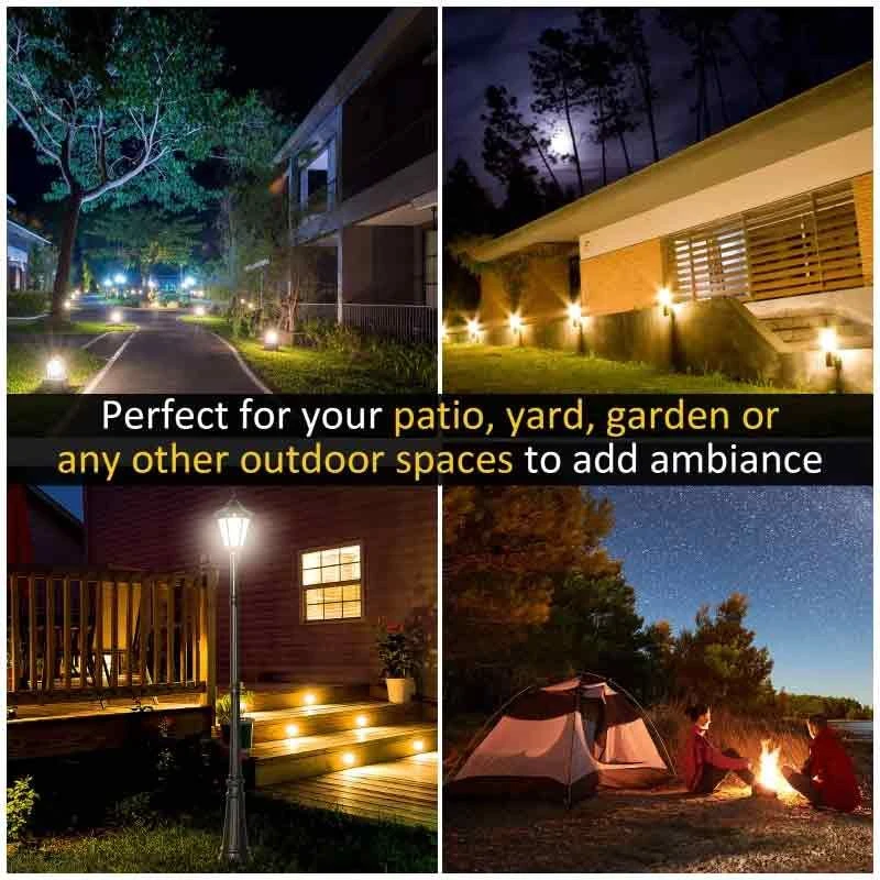 Outsunny Solar Garden Lamp PIR Motion Sensor - Black - B30-029V00BK - Image 8