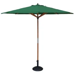 Rowlinson Willington Green Parasol With 15kg Base - P27GRNWBR