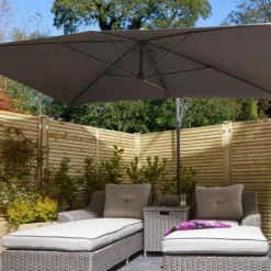 Rowlinson Prestbury Rectangular Overhang Parasol - PRERECOHPA
