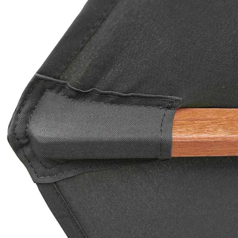 Rowlinson Willington Grey 2.7m Wooden Parasol - PAR27GREY - Image 4