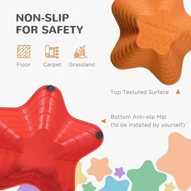 Outsunny 11 Piece Balance Stepping Stones For Kids - 340-013 - Image 9