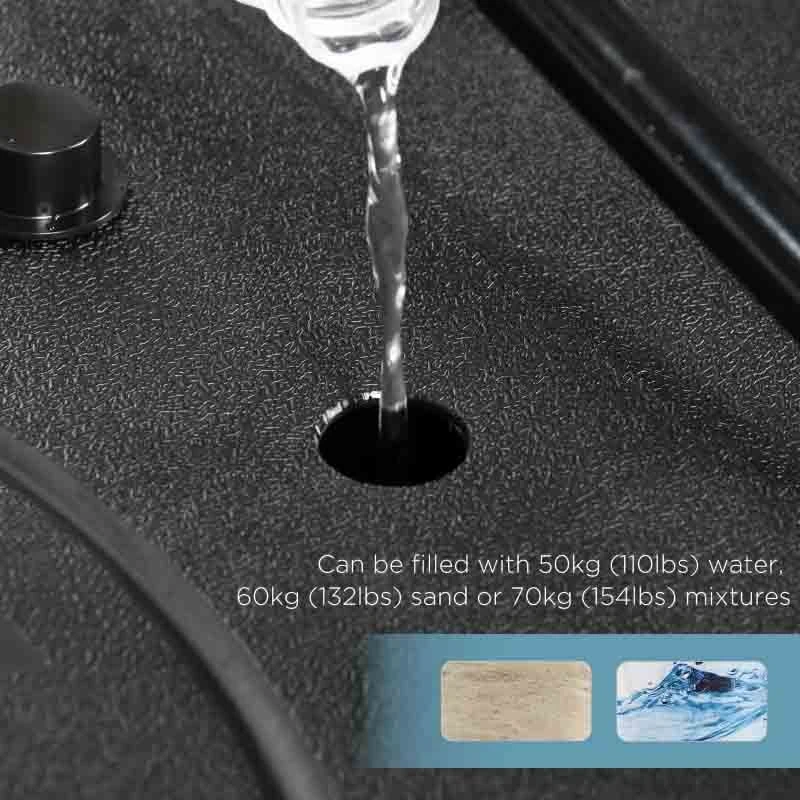 SPORTNOW Portable Basketball Hoop With Backboard - Black/Yellow - A61-036V00BK - Image 9