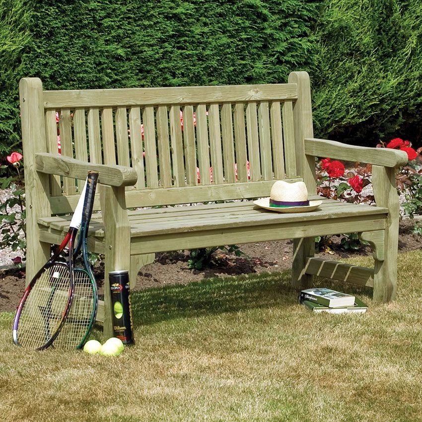 Rowlinson Softwood Bench 1.5m - SWBENCH15 - Image 2