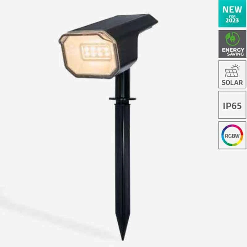 Forum Lighting Byermoor LED Smart Solar Garden Light - Black - ZN-42050 - Image 2
