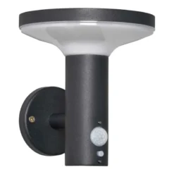 Forum Lighting Claire LED Solar Wall Light With PIR Sensor - Black - ZN-42049