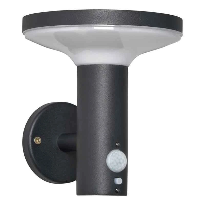 Forum Lighting Claire LED Solar Wall Light With PIR Sensor - Black - ZN-42049