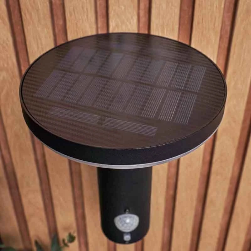 Forum Lighting Claire LED Solar Wall Light With PIR Sensor - Black - ZN-42049 - Image 4