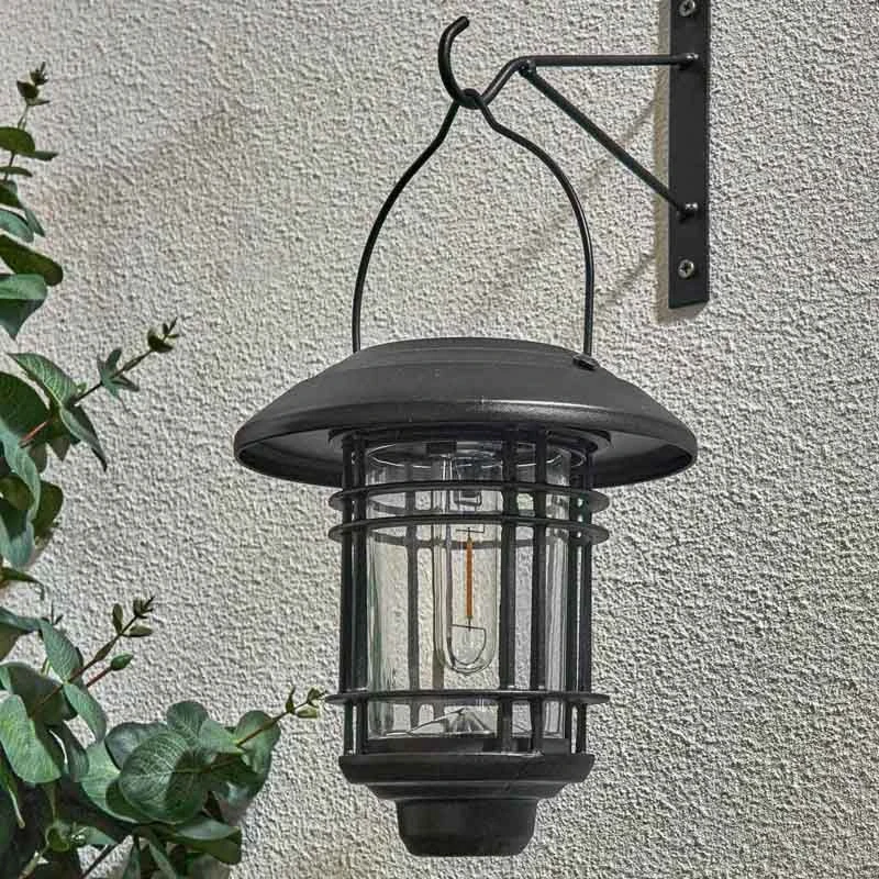 Forum Lighting Horden Hanging Solar Garden Lantern 15 Lumens - Black - ZN-42033 - Image 4