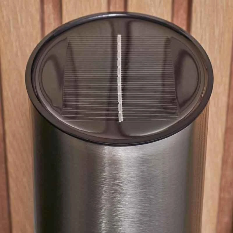 Forum Lighting Trimdon LED Solar Wall Light 100 Lumens - Stainless Steel - ZN-42045 - Image 3