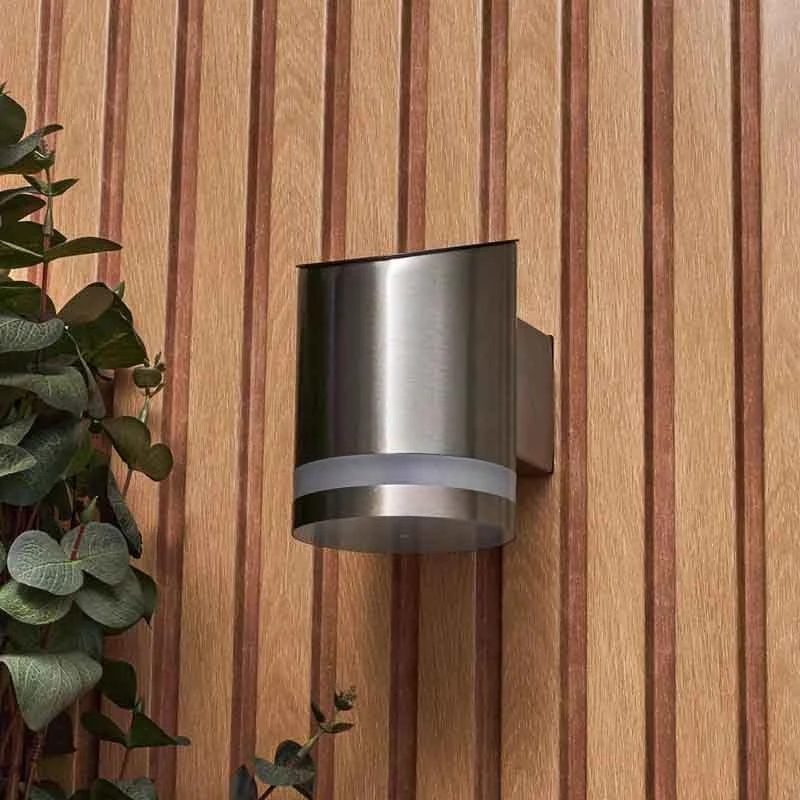 Forum Lighting Trimdon LED Solar Wall Light 100 Lumens - Stainless Steel - ZN-42045 - Image 5