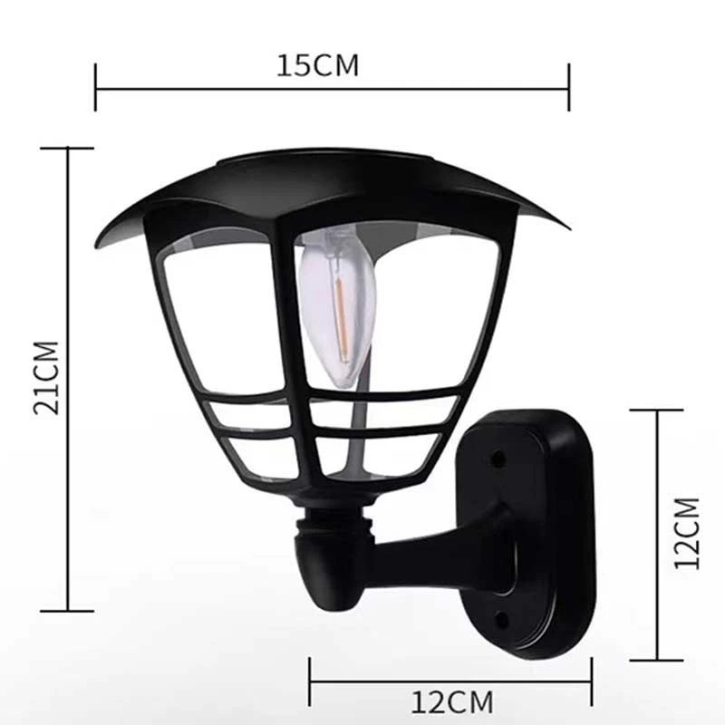 Forum Lighting Cadeby Solar Garden Lantern 15 Lumens - Black - ZN-42031 - Image 3