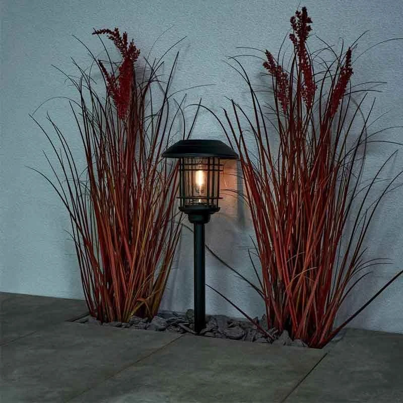 Forum Lighting Tanfield Solar Garden Lantern - Black - ZN-42034